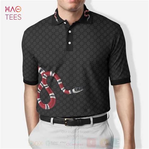 gucci snake golf shirt|gucci polo shirt snake.